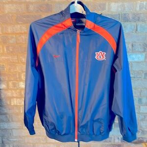 Nike Team Auburn Tigers‎ Windbreaker Climafit XL Blue Orange Embroidered